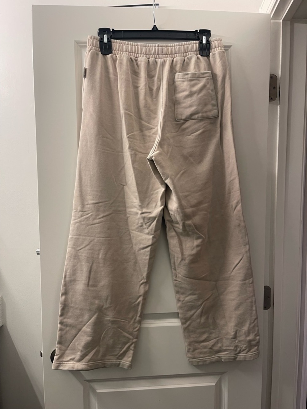 GAP Beige Logo Sweatpants with Subtle Mickey Graphic - Picture 2 of 6